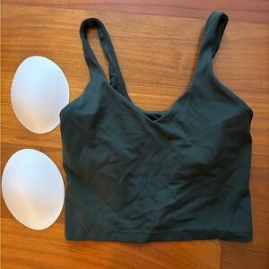 Lululemon Align Tank Top Dark Olive Size 4